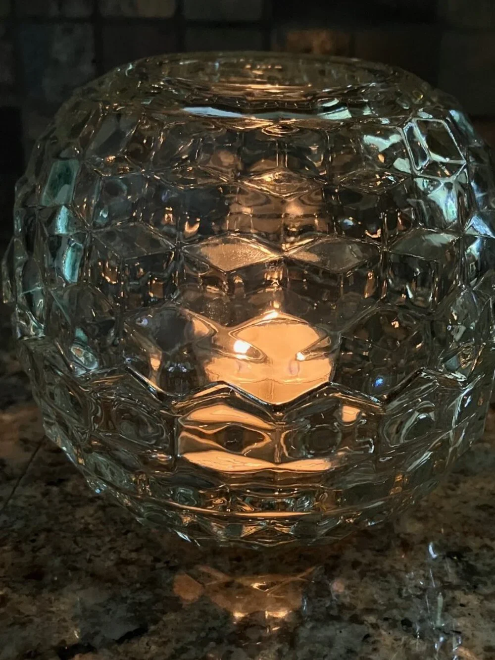 Homco Clear Round Cubist Fairy Lamp - 2 pieces